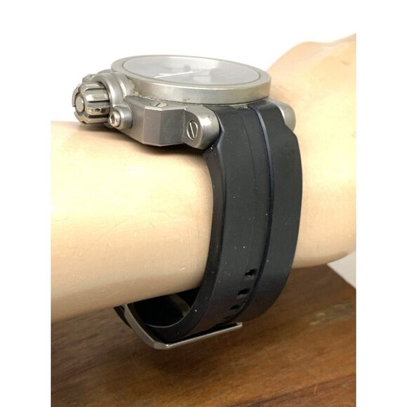 Oakley Gearbox Men's Watch Swiss Quartz Titanium Case Black Dial Rubber … - Picture 12 of 14